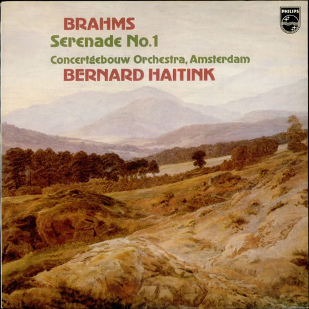 Johannes Brahms Serenade No. 1 UK vinyl LP album (LP record) 9500322