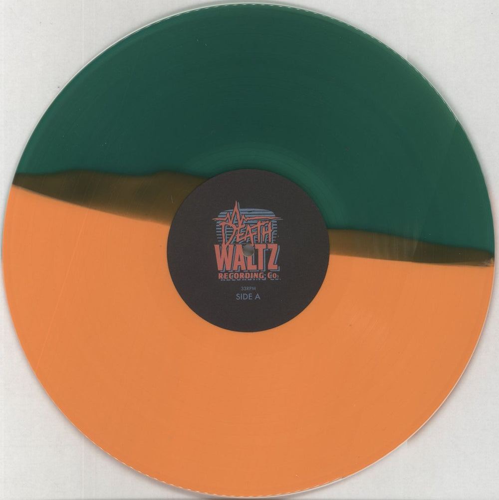 John Carpenter Escape From New York - Green and Orange Split Vinyl UK vinyl LP album (LP record) JZVLPES857049