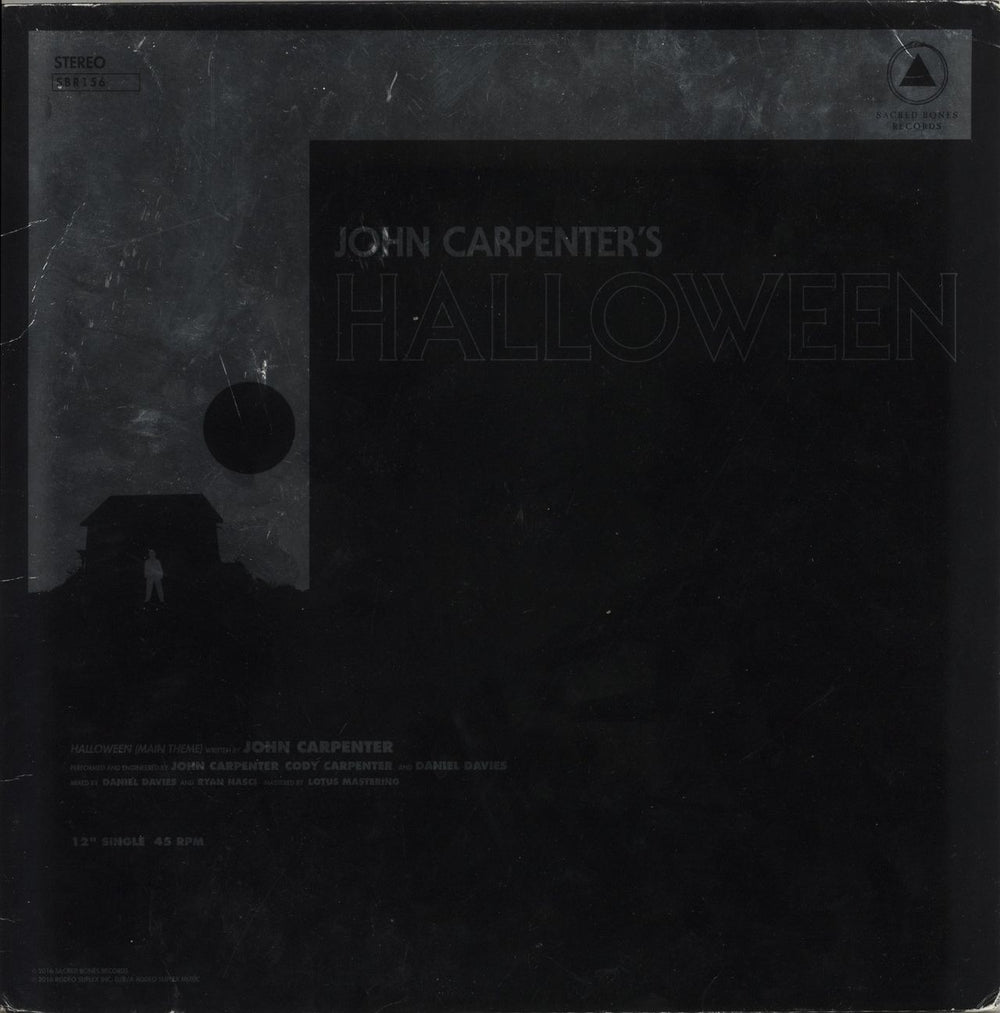 John Carpenter Halloween / Escape From New York - Signed - Red US 12" vinyl single (12 inch record / Maxi-single) 616892391043