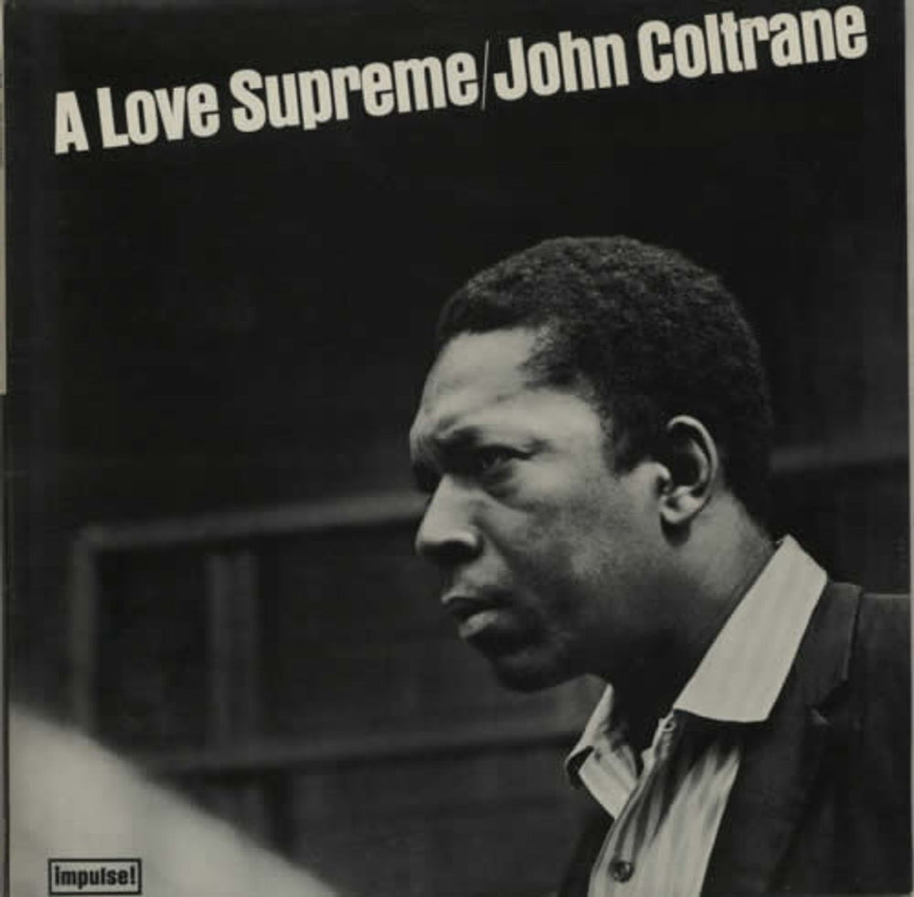 John Coltrane A Love Supreme - EX UK vinyl LP album (LP record) IMPL8001