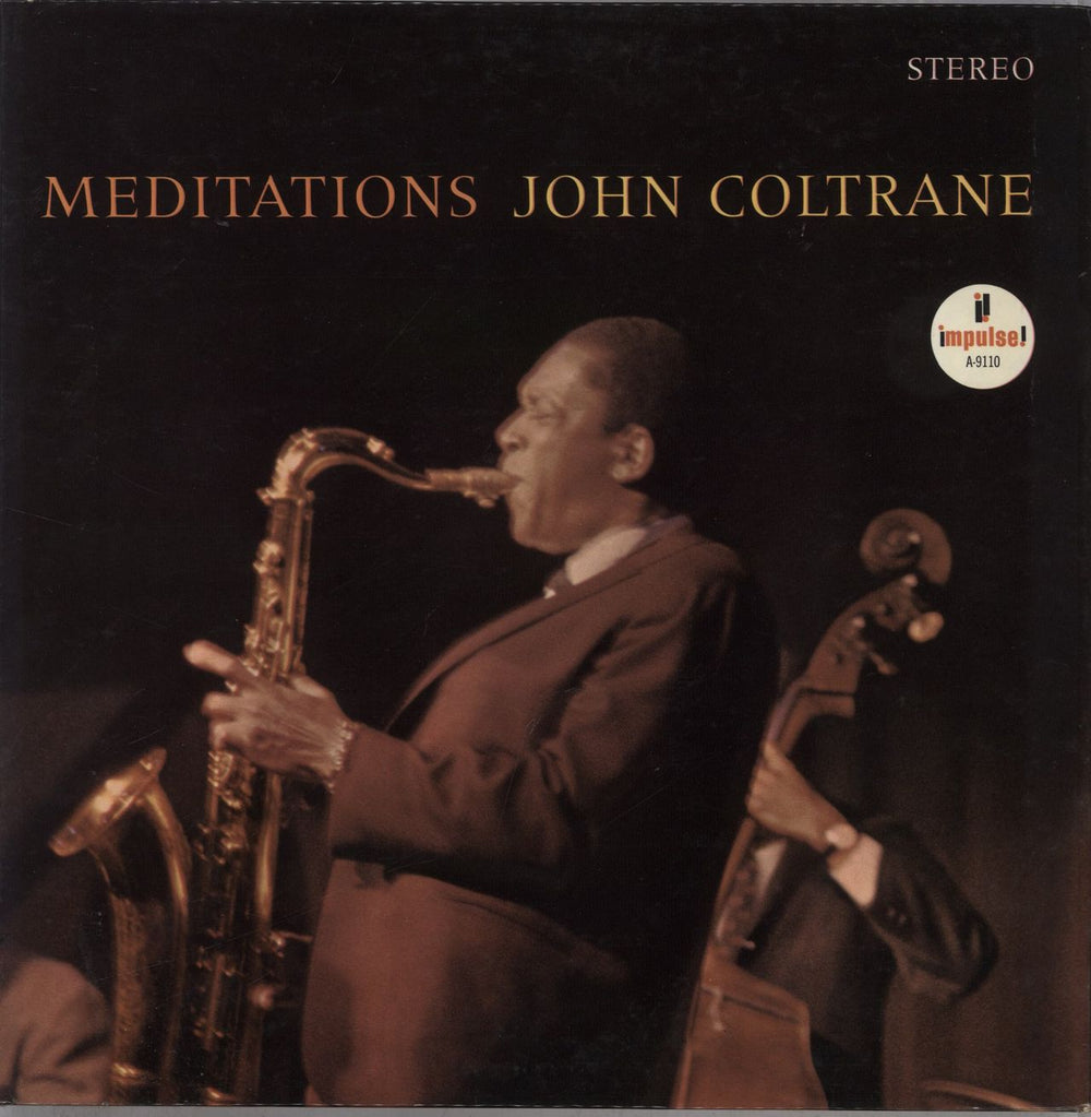 John Coltrane Meditations Canadian vinyl LP album (LP record) A-9110