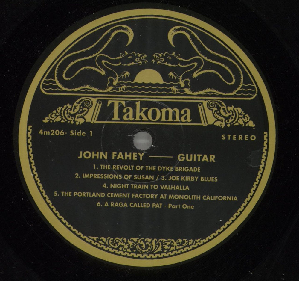 John Fahey Volume 6 / Days Have Gone By US vinyl LP album (LP record) J-FLPVO870609