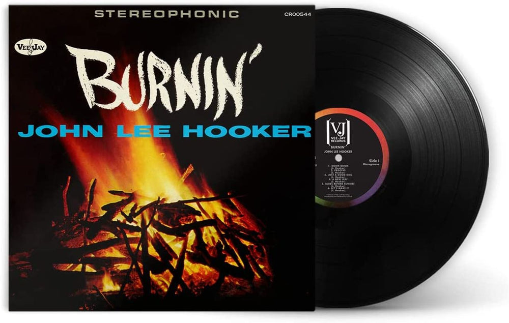 John Lee Hooker Burnin' - 60th Anniversary Remaster 180 Gram - Sealed UK vinyl LP album (LP record) JLHLPBU810793