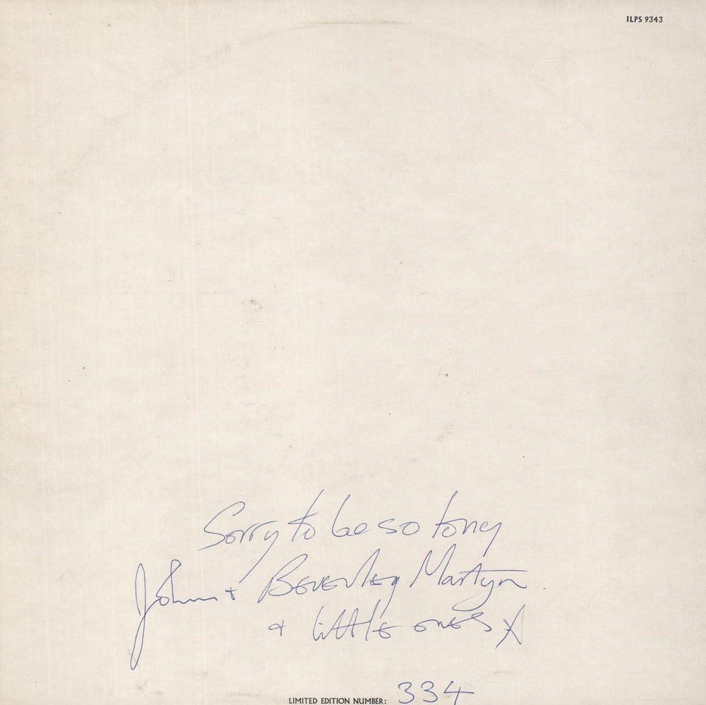 John Martyn Live At Leeds - Autographed + Numbered UK vinyl LP album (LP record)