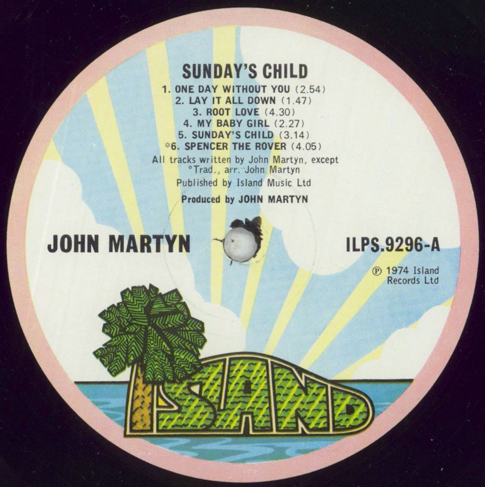 John Martyn Sunday's Child - 1st - EX UK vinyl LP album (LP record) JMYLPSU595491