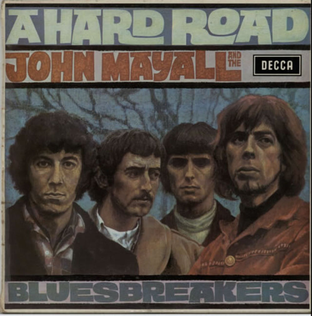 John Mayall A Hard Road - 1st with Die-cut back - EX UK vinyl LP album (LP record) SKL4853