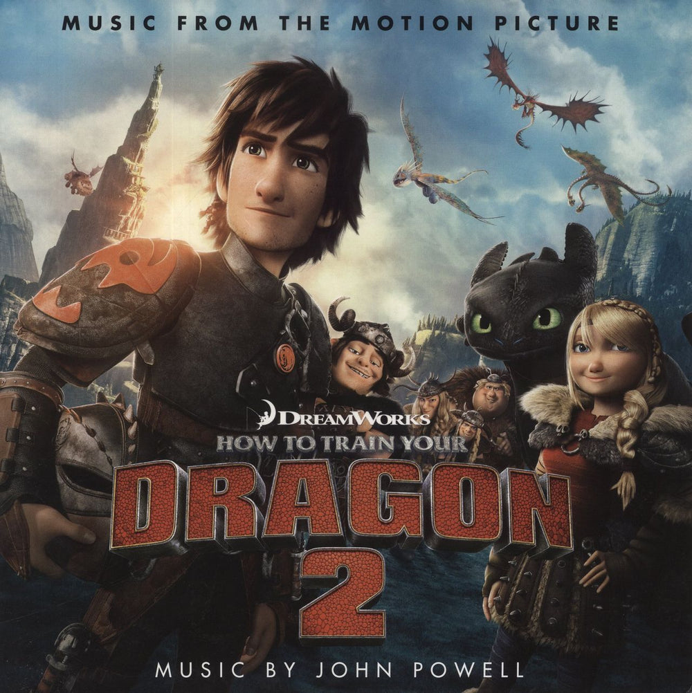 John Powell How To Train Your Dragon 2 US 2-LP vinyl record set (Double LP Album) VSD00548