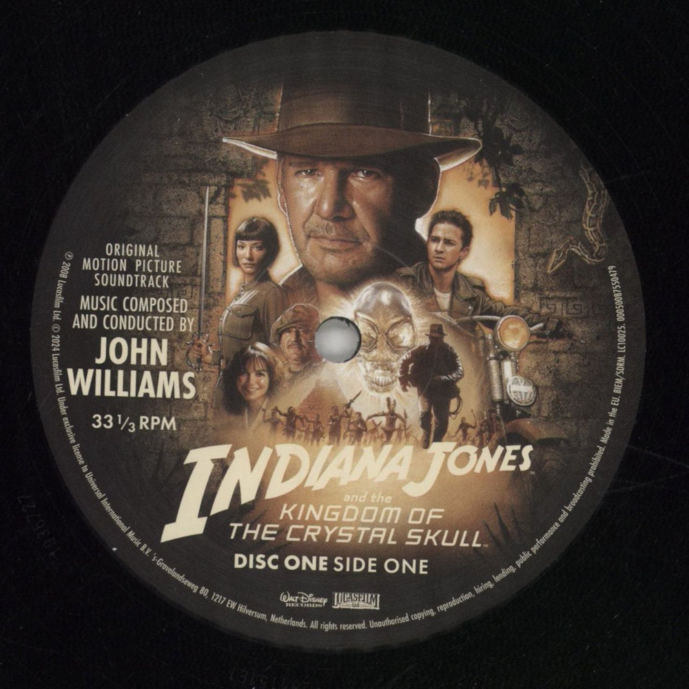 John Williams (Composer) Indiana Jones And The Kingdom Of The Crystal Skull - 180 Gram UK 2-LP vinyl record set (Double LP Album) WIA2LIN849354