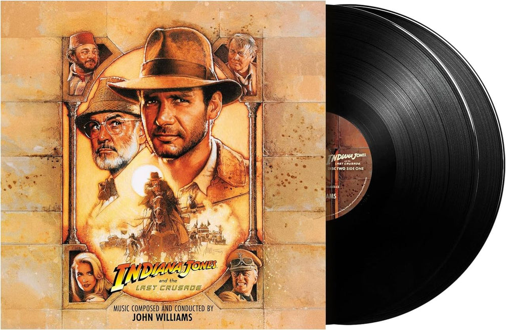 John Williams (Composer) Indiana Jones And The Last Crusade - 180 Gram - Sealed UK 2-LP vinyl record set (Double LP Album) 050087550400