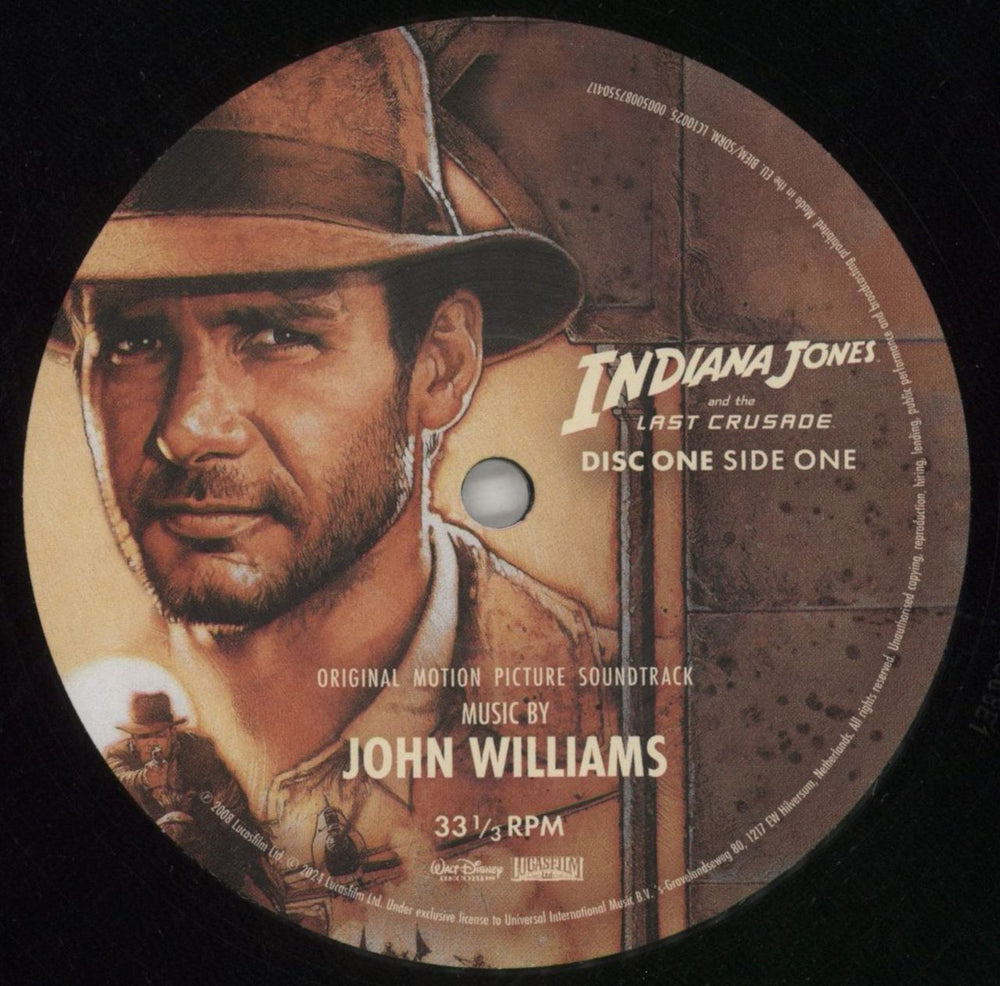 John Williams (Composer) Indiana Jones And The Last Crusade - 180 Gram UK 2-LP vinyl record set (Double LP Album) WIA2LIN849333