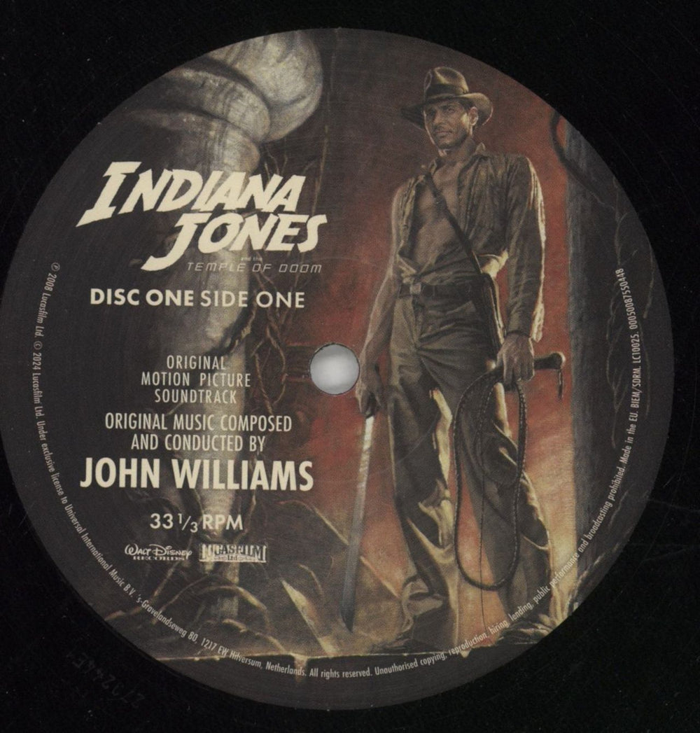 John Williams (Composer) Indiana Jones And The Temple Of Doom - 180 Gram UK 2-LP vinyl record set (Double LP Album) WIA2LIN849331