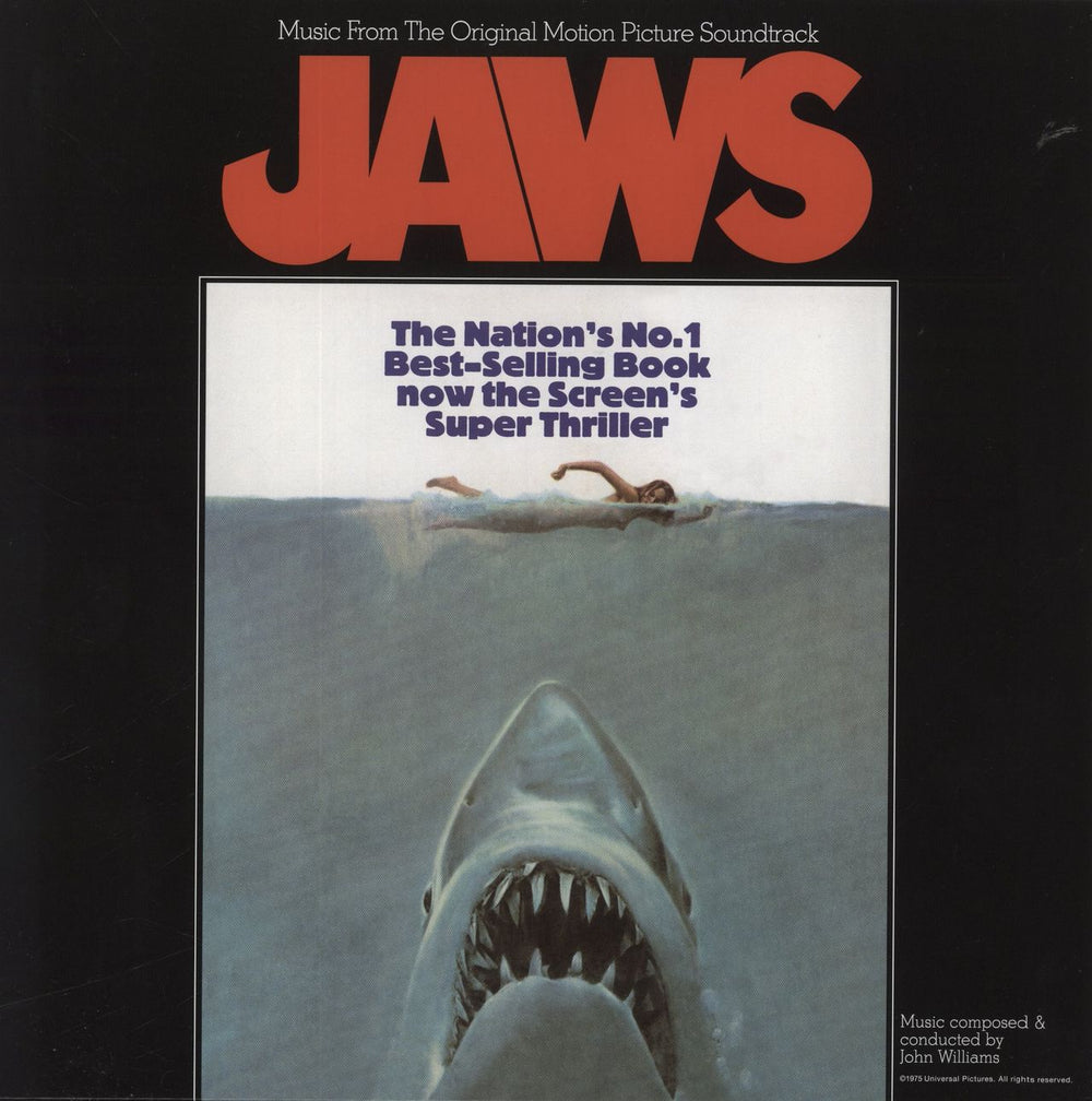 John Williams (Composer) Jaws - 180gm Vinyl UK vinyl LP album (LP record) 00602547138415