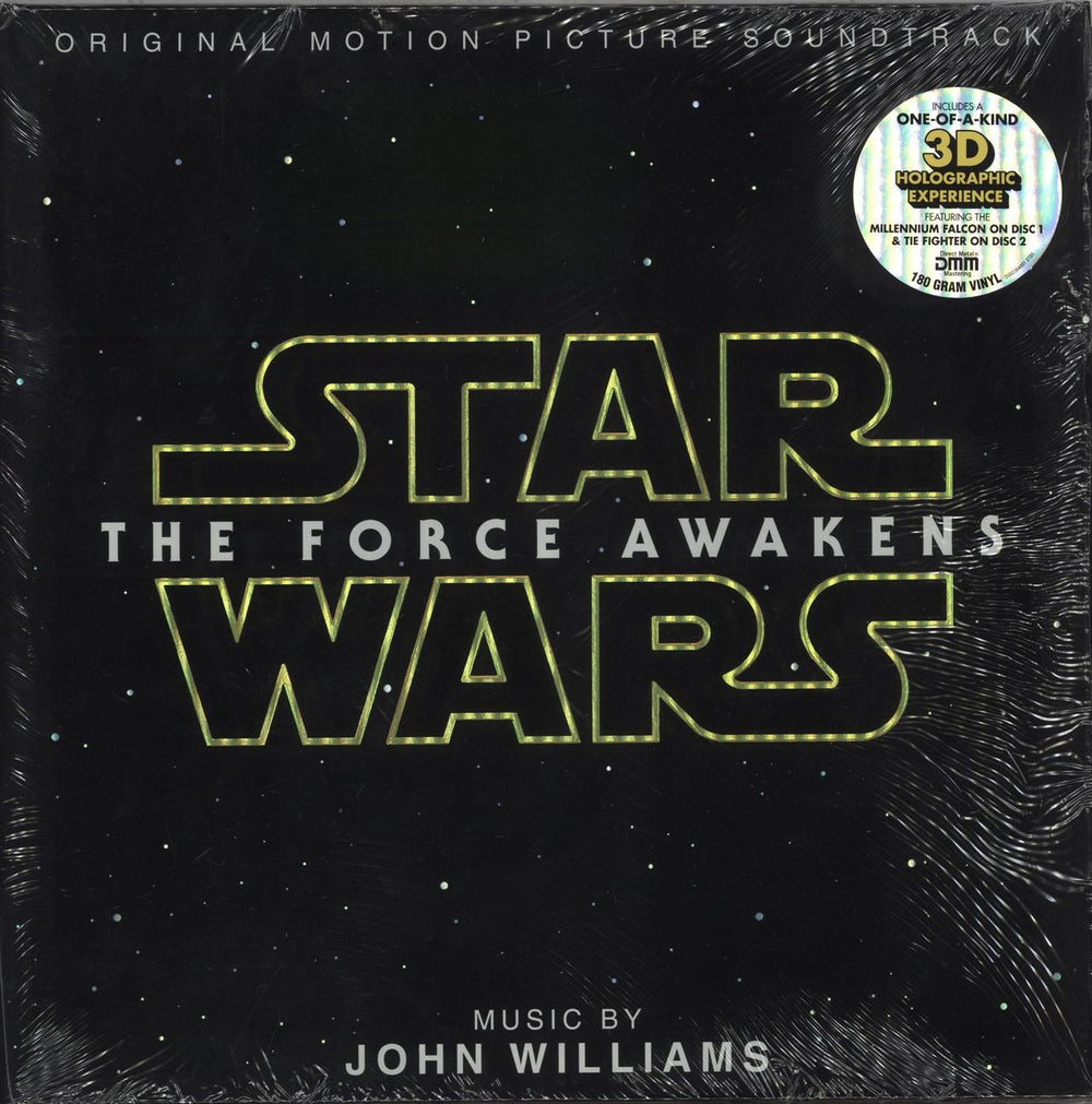 Star Wars Star Wars: The Force Awakens - 180gm 3D Vinyl US 2-LP vinyl record set (Double LP Album) D002364401