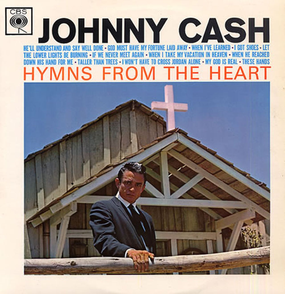 Johnny Cash Hymns From The Heart UK vinyl LP album (LP record) BPG62015