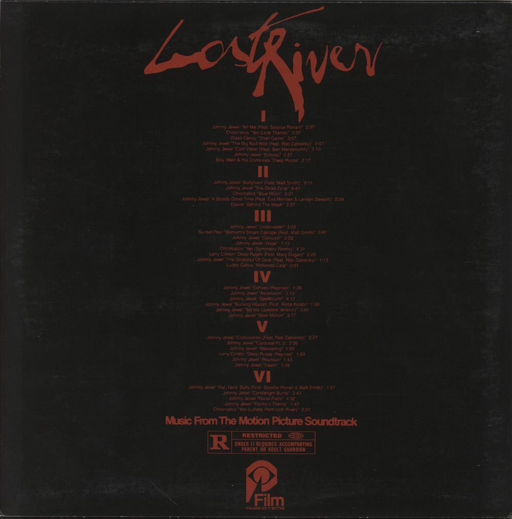 Johnny Jewel Lost River (Original Motion Picture Soundtrack) - Deep Purple Vinyl US 3-LP vinyl record set (Triple LP Album)