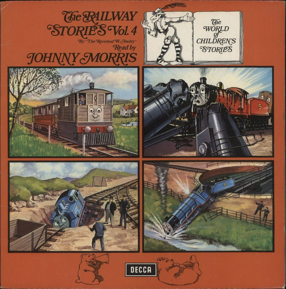 Johnny Morris The Railway Stories Vol. 4 UK vinyl LP album (LP record) PA273
