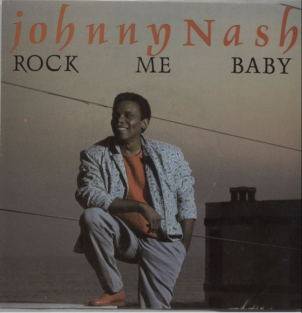 Johnny Nash Rock Me Baby UK 7" vinyl single (7 inch record / 45) FED19