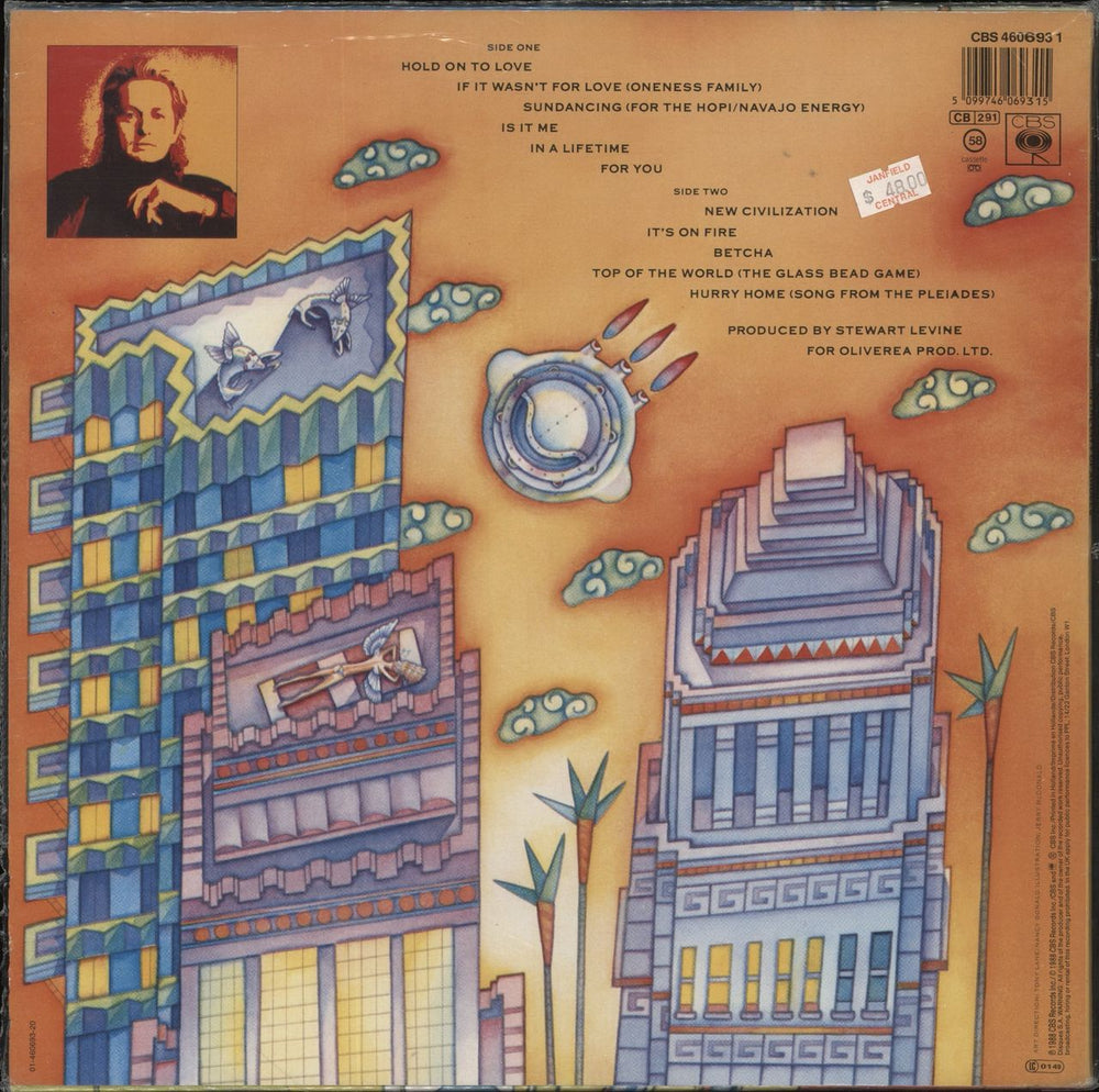 Jon Anderson In The City Of Angels - Shrink UK vinyl LP album (LP record) 5099746069315