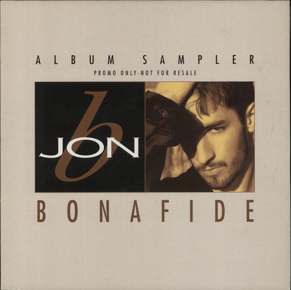 Jon B Bonafide UK Promo vinyl LP album (LP record) XPR3037