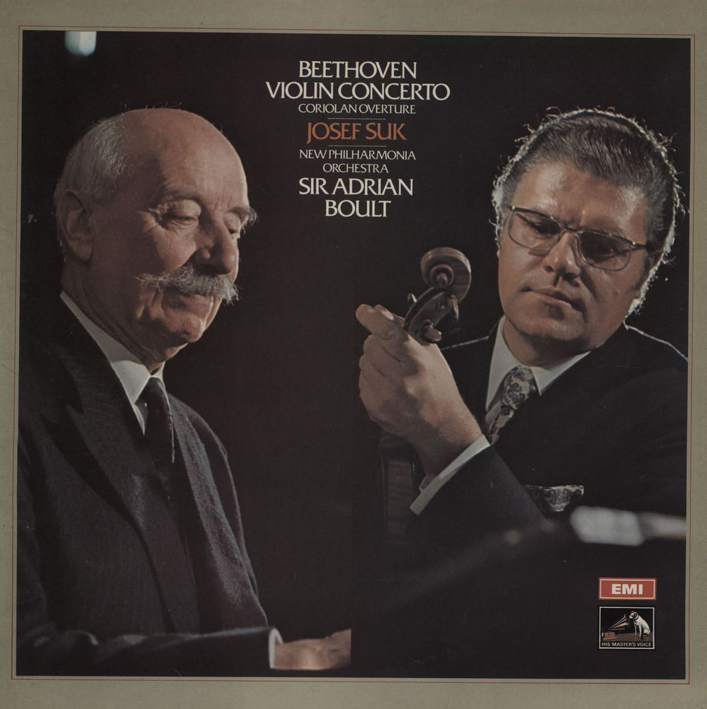 Josef Suk (1929-2011) Beethoven: Violin Concerto / Coriolan Overture - 3rd UK vinyl LP album (LP record) ASD2667