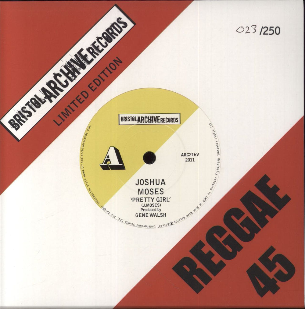 Joshua Moses Pretty Girl UK 7" vinyl single (7 inch record / 45) ARC216V