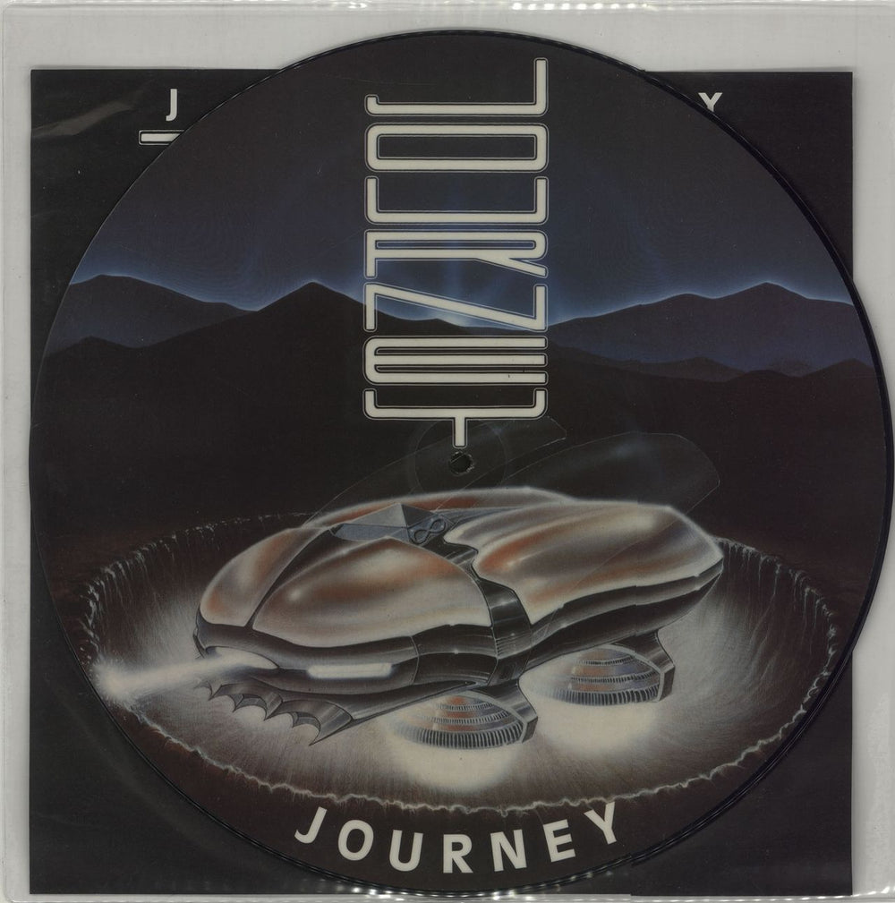 Journey Don't Stop Believin' + Insert UK 12" vinyl picture disc (12 inch picture record) A11-1728