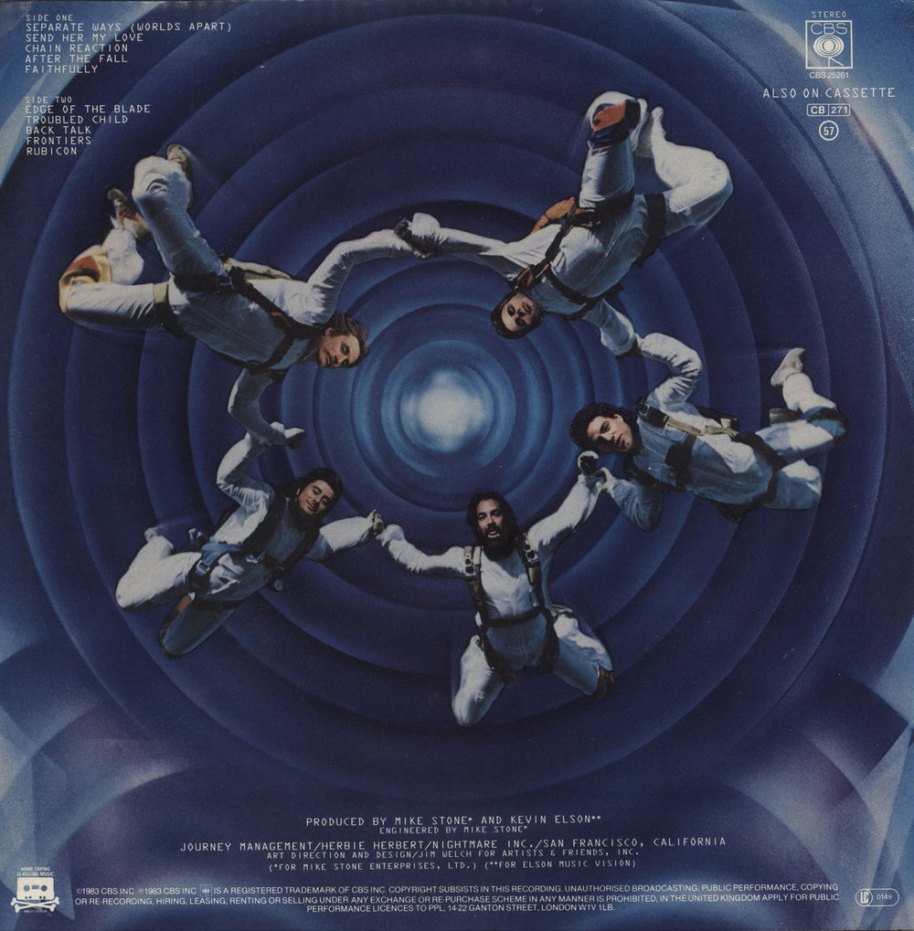 Journey Frontiers UK vinyl LP album (LP record)