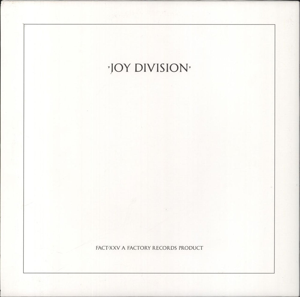 Joy Division Closer - 180gm - EX UK vinyl LP album (LP record)