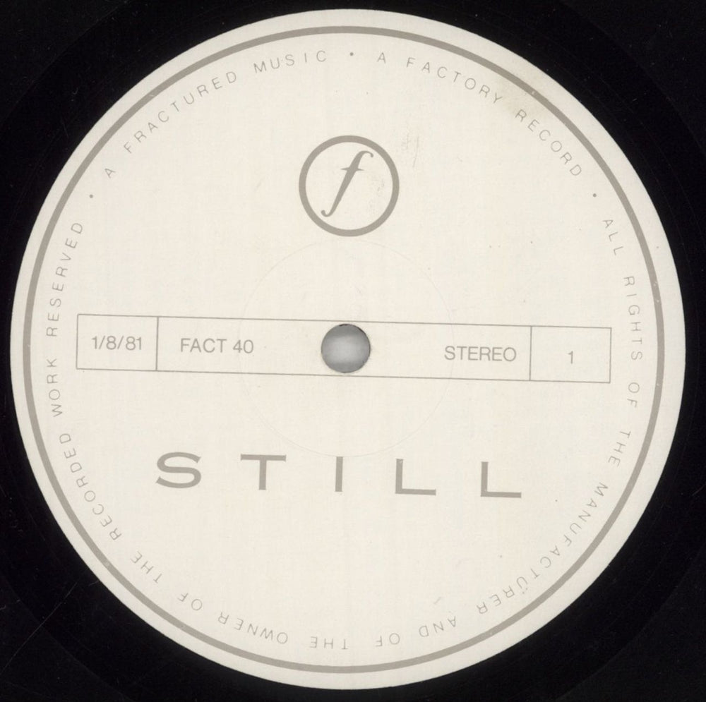 Joy Division Still - 3rd - EX UK 2-LP vinyl record set (Double LP Album) JOY2LST770289