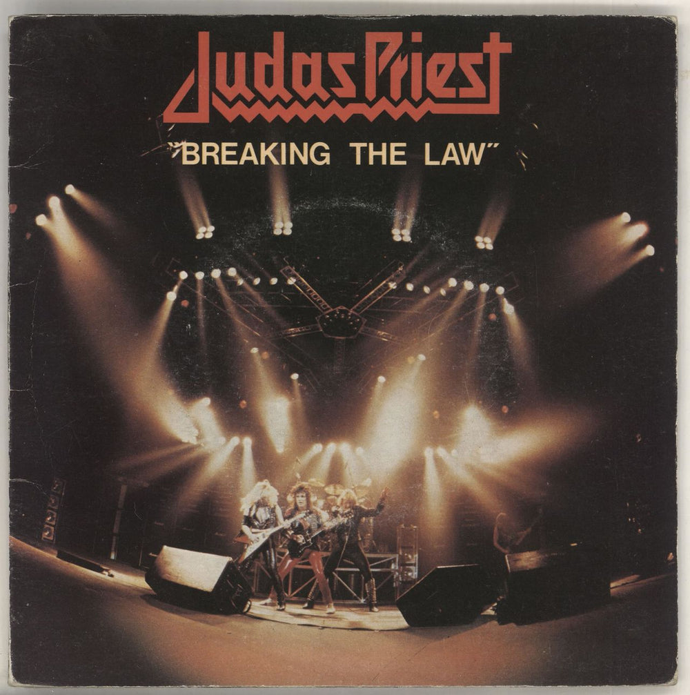 Judas Priest Breaking The Law UK 7" vinyl single (7 inch record / 45) 8644