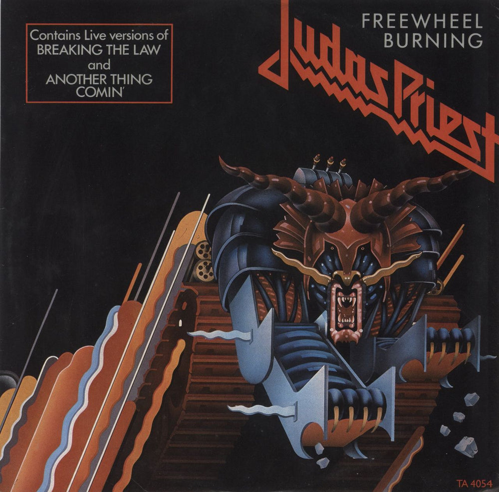 Judas Priest Freewheel Burning UK 12" vinyl single (12 inch record / Maxi-single) TA4054