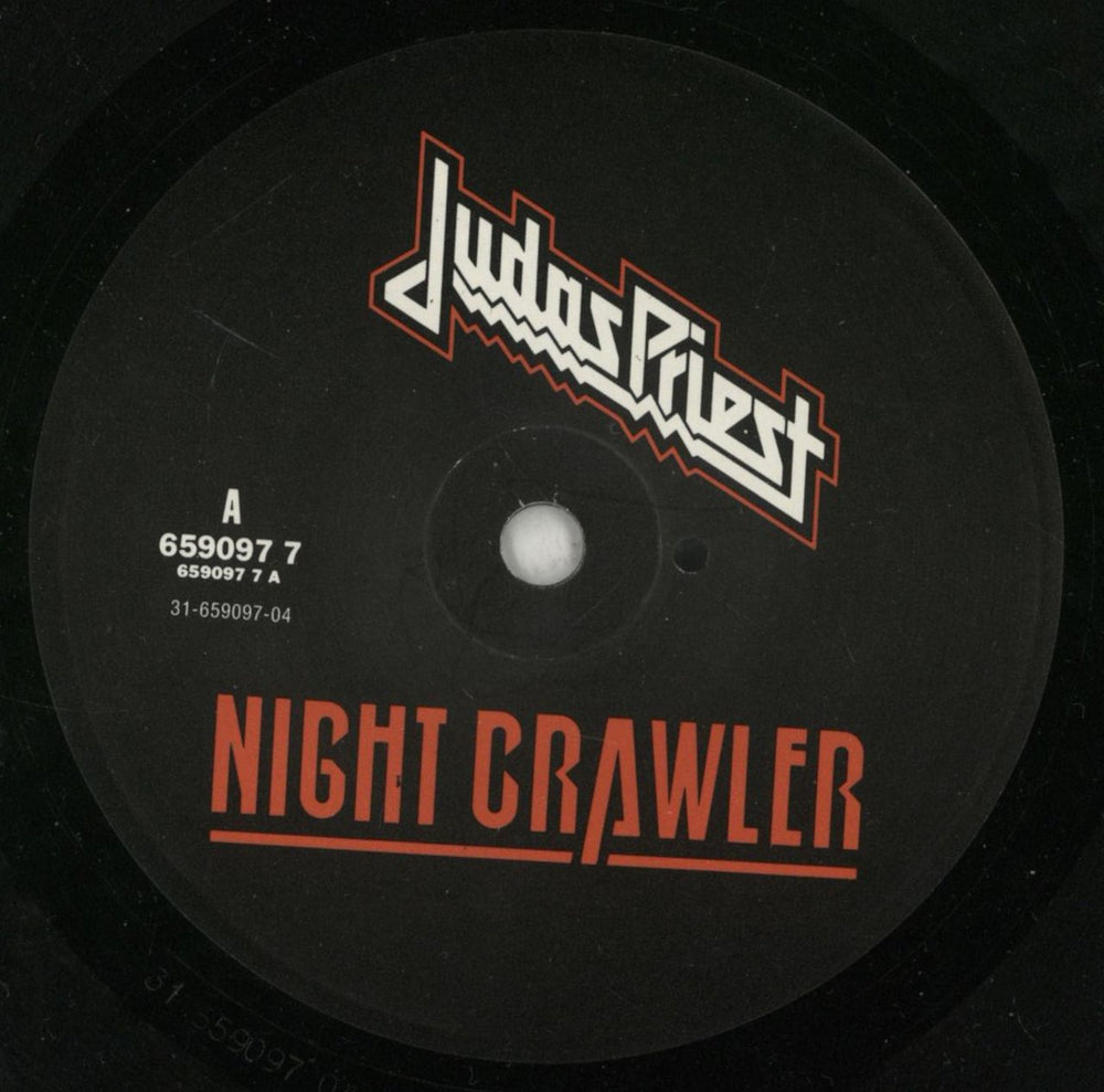 Judas Priest Night Crawler UK 7" vinyl single (7 inch record / 45) JUD07NI159187