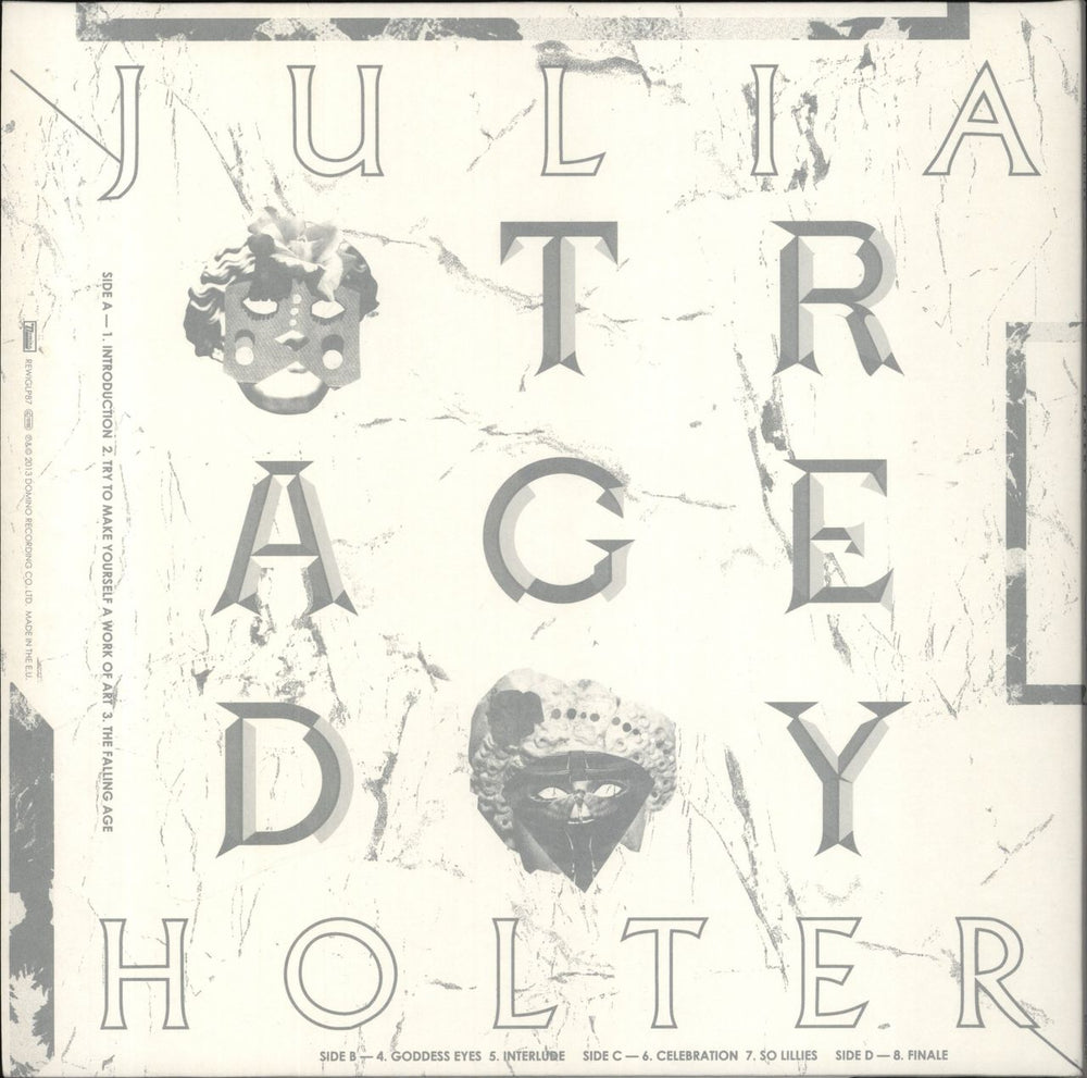 Julia Holter Tragedy UK 2-LP vinyl record set (Double LP Album)