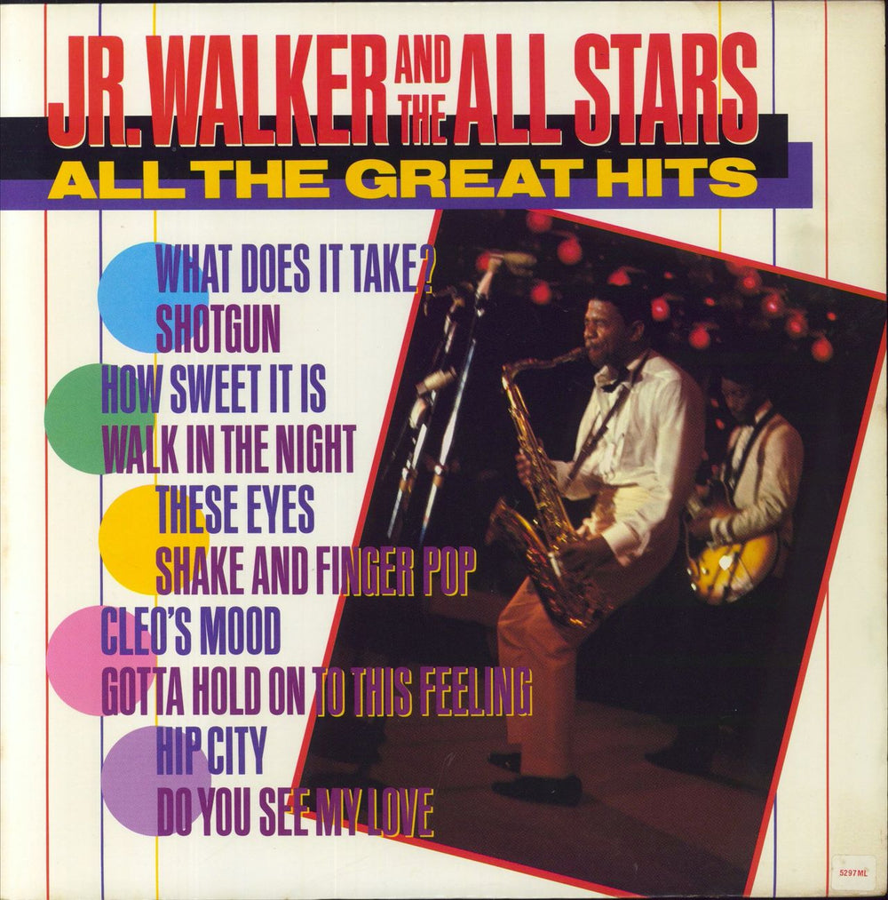 Junior Walker & The All Stars All The Great Hits US vinyl LP album (LP record) 5297ML