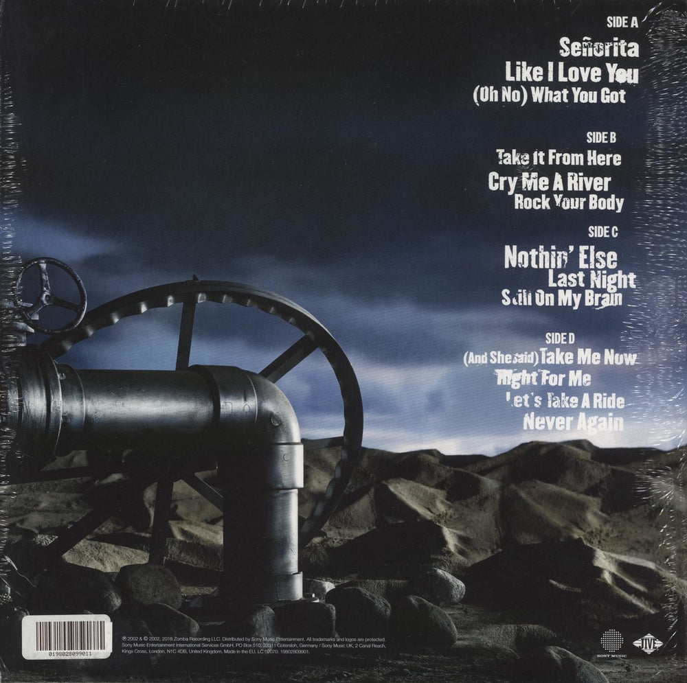 Justin Timberlake Justified - Rose Vinyl UK 2-LP vinyl record set (Double LP Album) 0198028099011