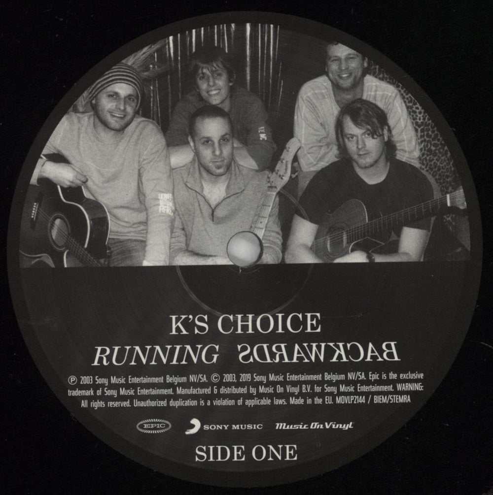 K's Choice Running Backwards Dutch vinyl LP album (LP record) KCHLPRU853108