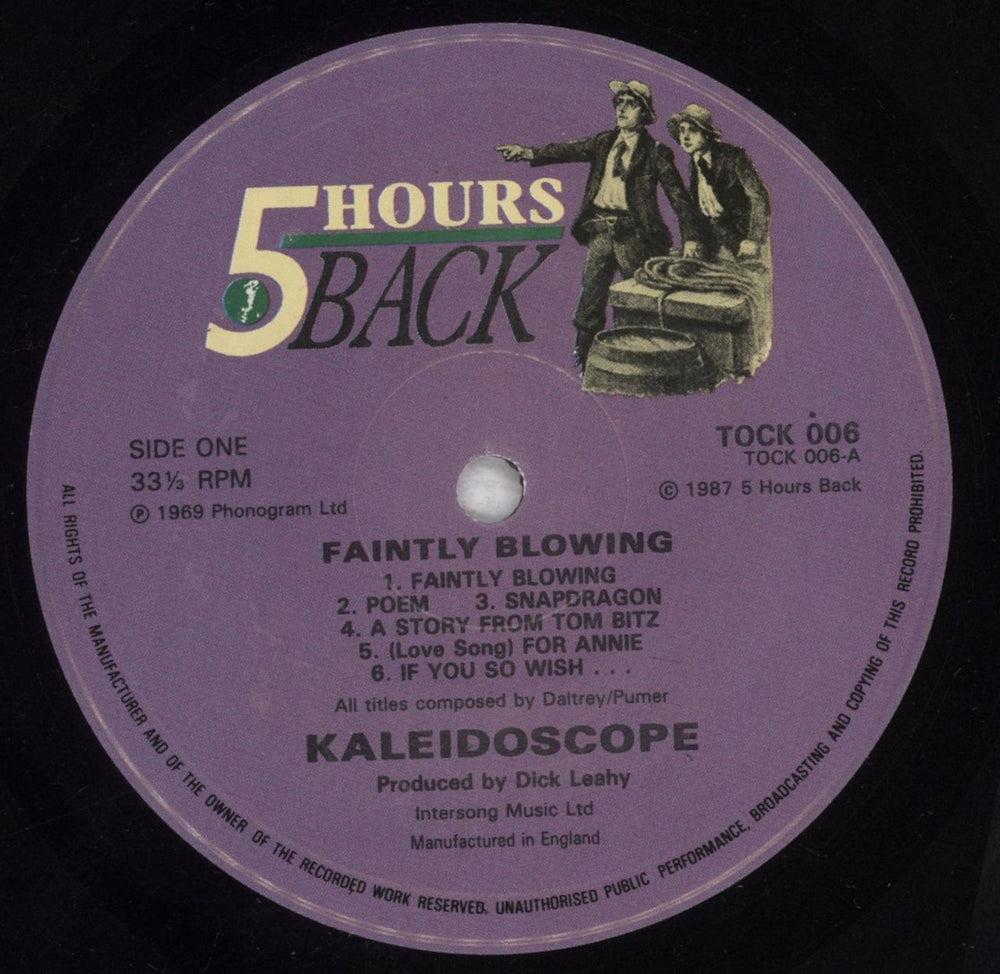 Kaleidoscope (UK) Faintly Blowing UK vinyl LP album (LP record) KLDLPFA342075