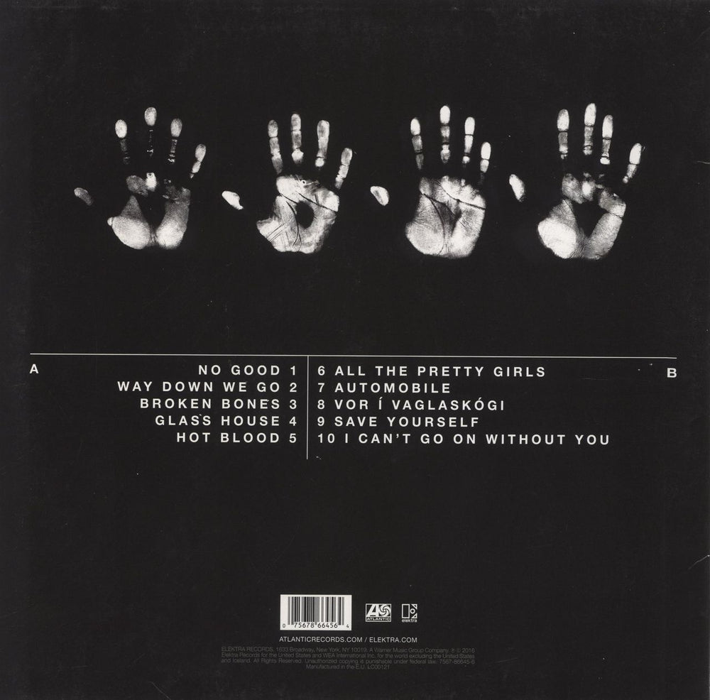 Kaleo A/B UK vinyl LP album (LP record) 075678664564