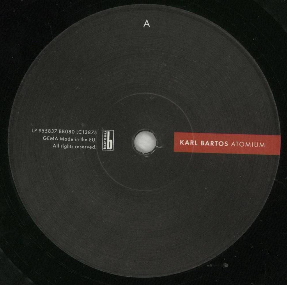 Karl Bartos Atomium - Autographed UK 7" vinyl single (7 inch record / 45) KBS07AT873546