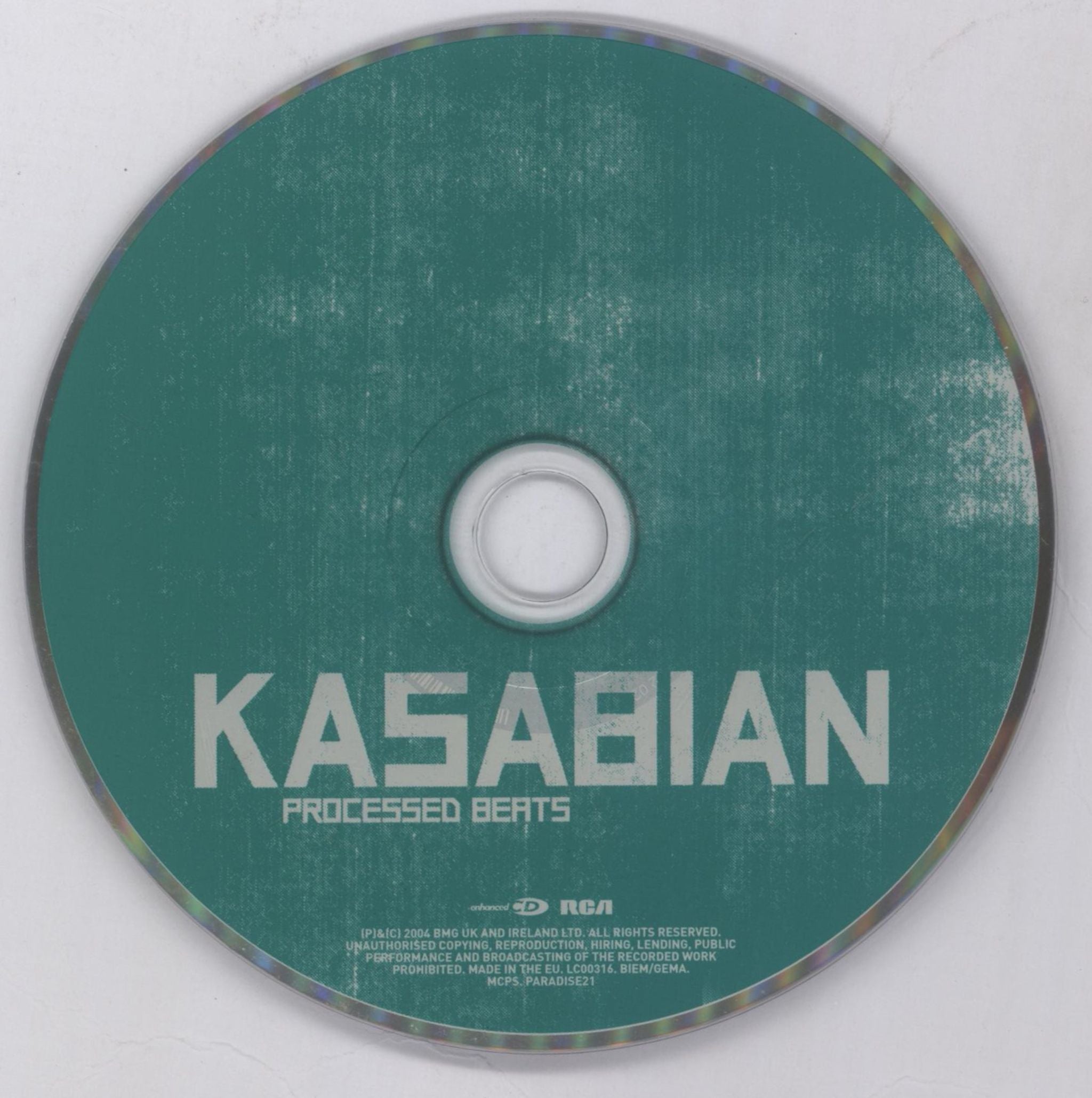 Kasabian Processed Beats UK 2-CD single set (Double CD single) Deleted