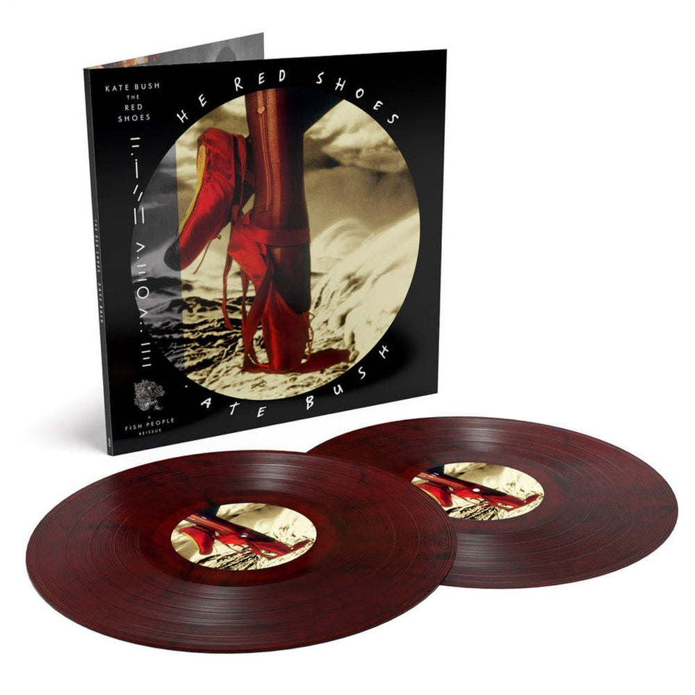 Kate Bush The Red Shoes - Dracula Mixed Vinyl 180 Gram + Obi [dated 9/10/23] UK 2-LP vinyl record set (Double LP Album) FP7LPX