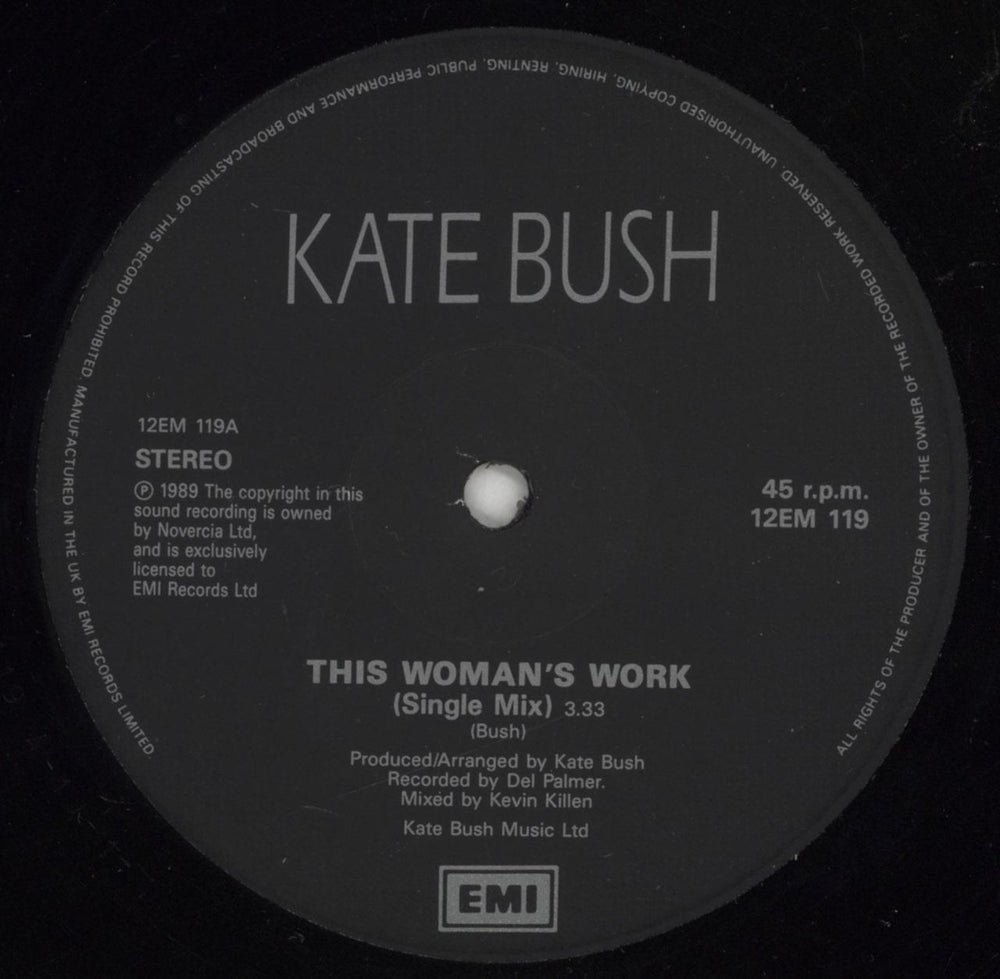 Kate Bush This Woman's Work UK 12" vinyl single (12 inch record / Maxi-single) BUS12TH125341