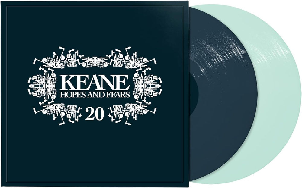 Keane (00s) Hopes And Fears: 20th Anniversary - Blue Vinyl - Sealed UK 2-LP vinyl record set (Double LP Album) 5864337