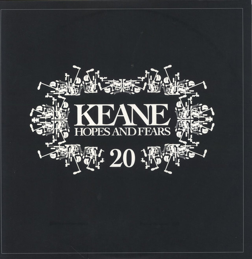 Keane (00s) Hopes And Fears: 20th Anniversary - Blue Vinyl UK 2-LP vinyl record set (Double LP Album) 5864337