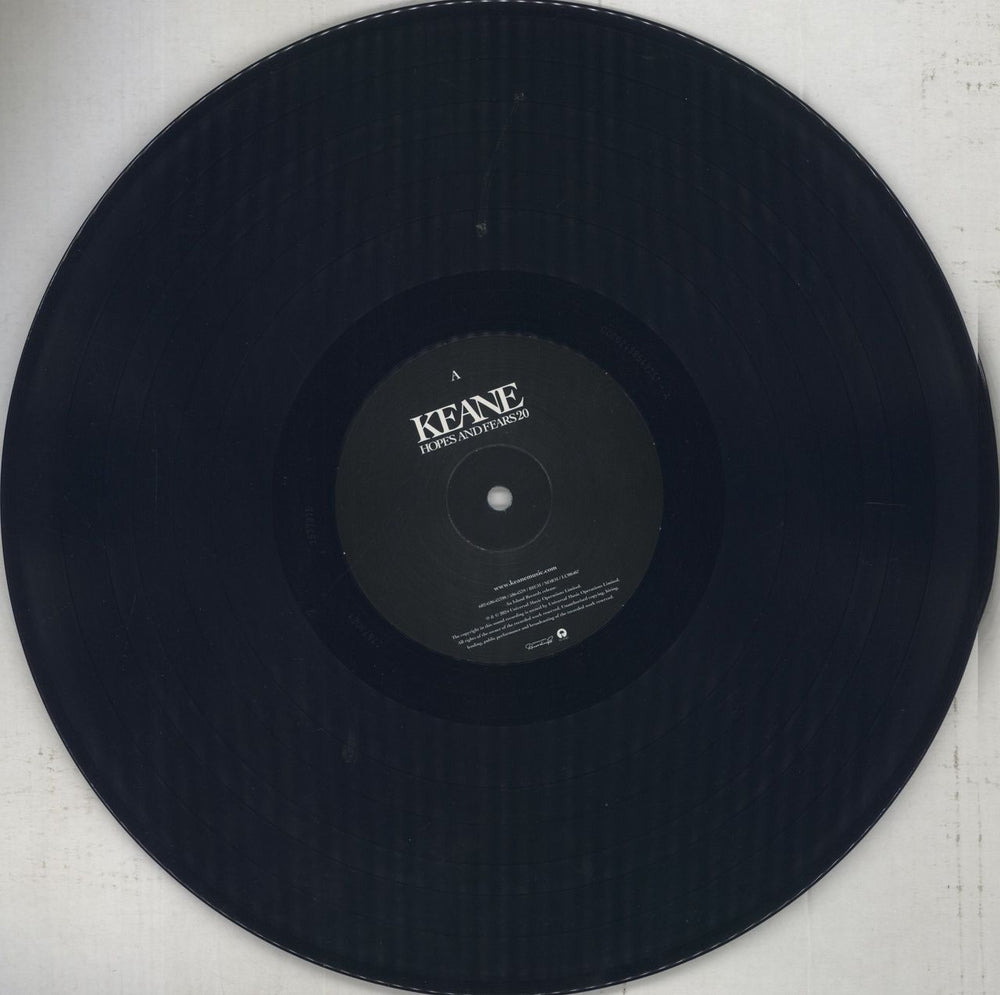 Keane (00s) Hopes And Fears: 20th Anniversary - Blue Vinyl UK 2-LP vinyl record set (Double LP Album) KAN2LHO851754