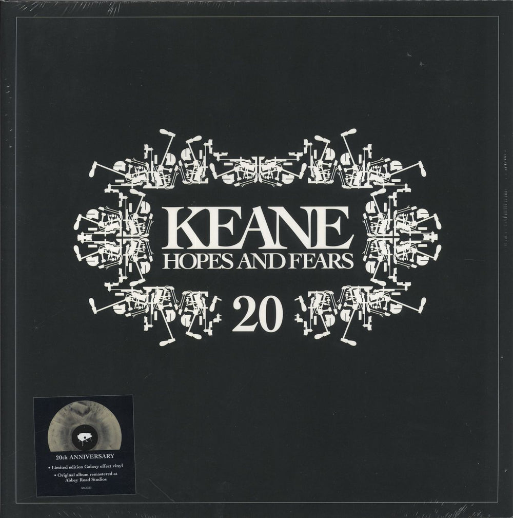 Keane (00s) Hopes And Fears: 20th Anniversary - Galaxy Effect Vinyl - Sealed UK vinyl LP album (LP record) 5864325