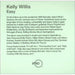 Kelly Willis Easy UK Promo CD album (CDLP) RCD10622ADV