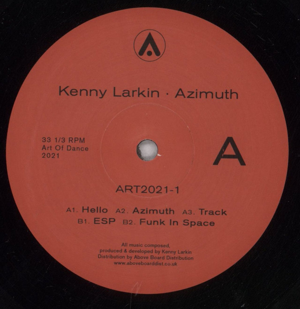 Kenny Larkin Azimuth US 2-LP vinyl record set (Double LP Album) QFU2LAZ847593