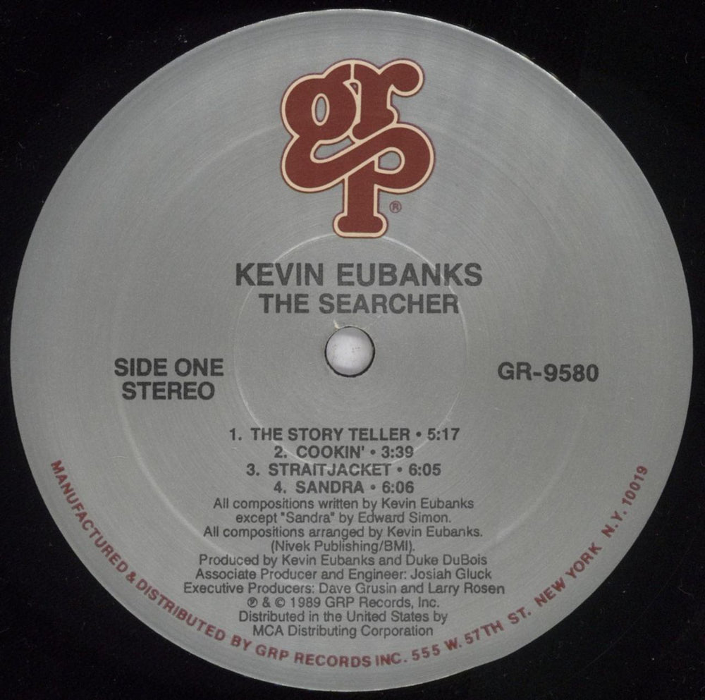 Kevin Eubanks The Searcher US vinyl LP album (LP record) K3VLPTH844973