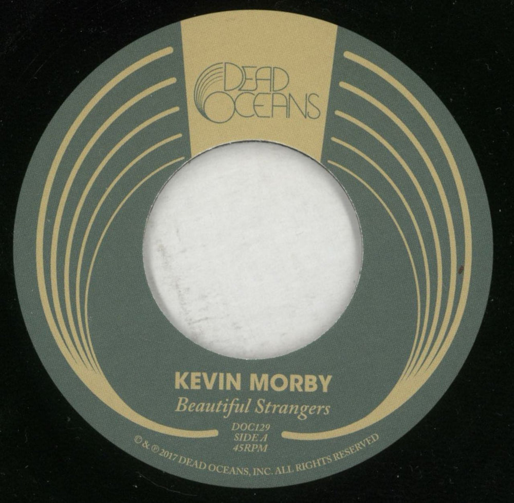 Kevin Morby Beautiful Strangers / No Place To Fall US 7" vinyl single (7 inch record / 45) 4E407BE866297